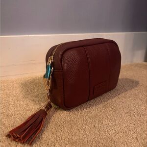 Maroon Leather Bag